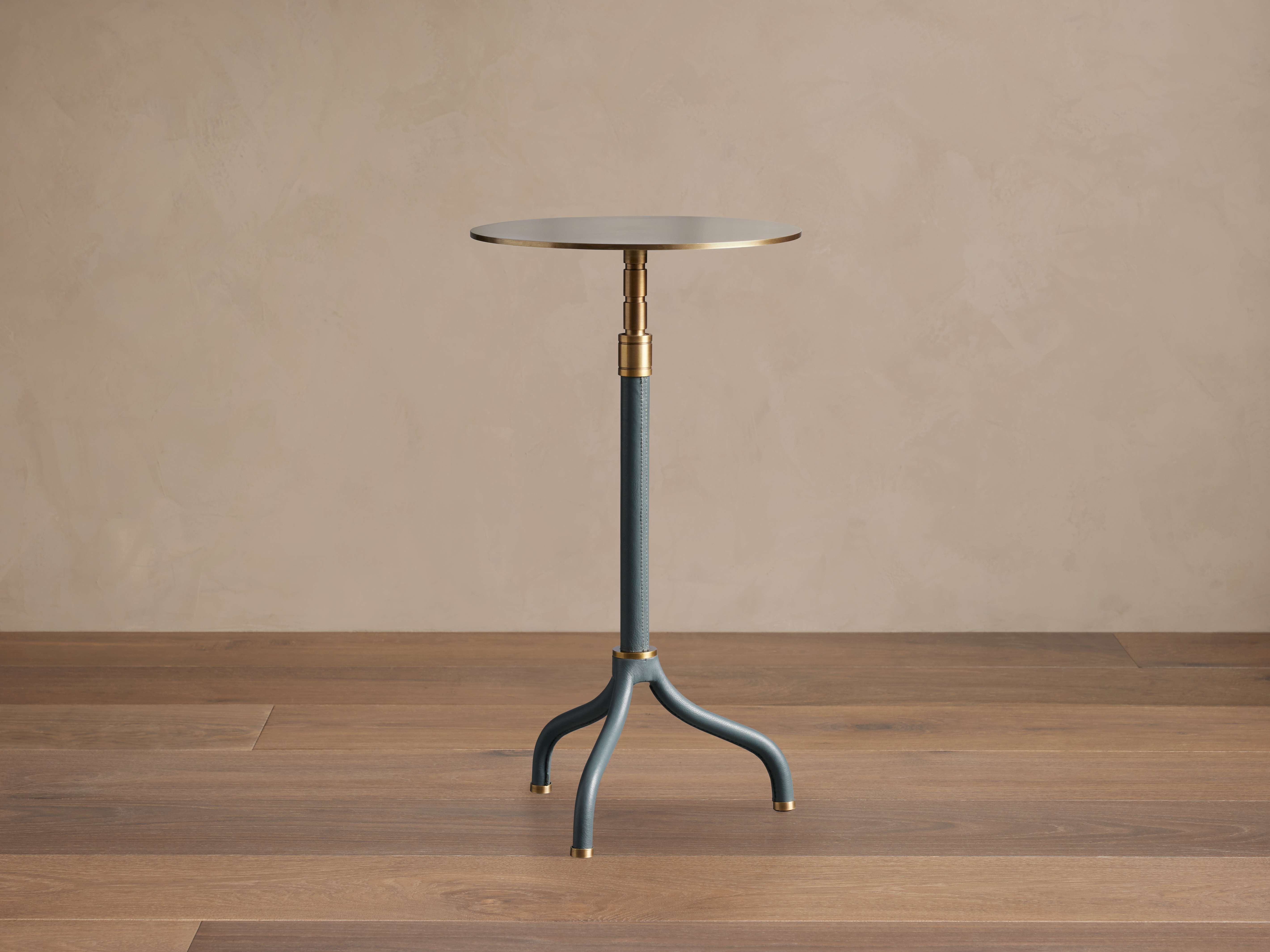 Ferdinand Leather Martini Table