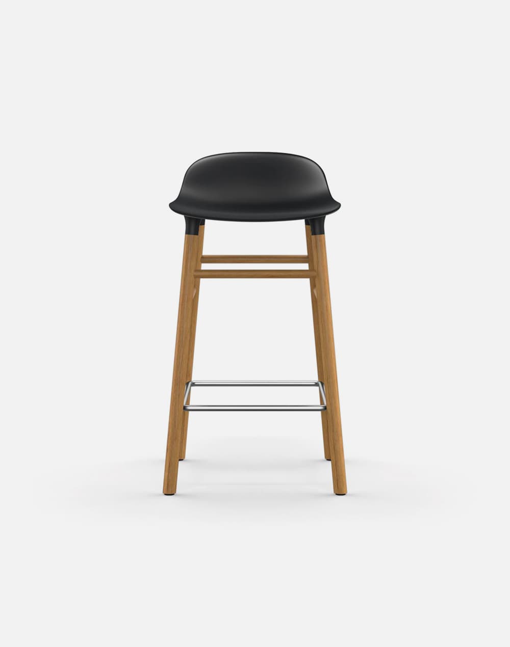 Form Bar Stool Oak Base