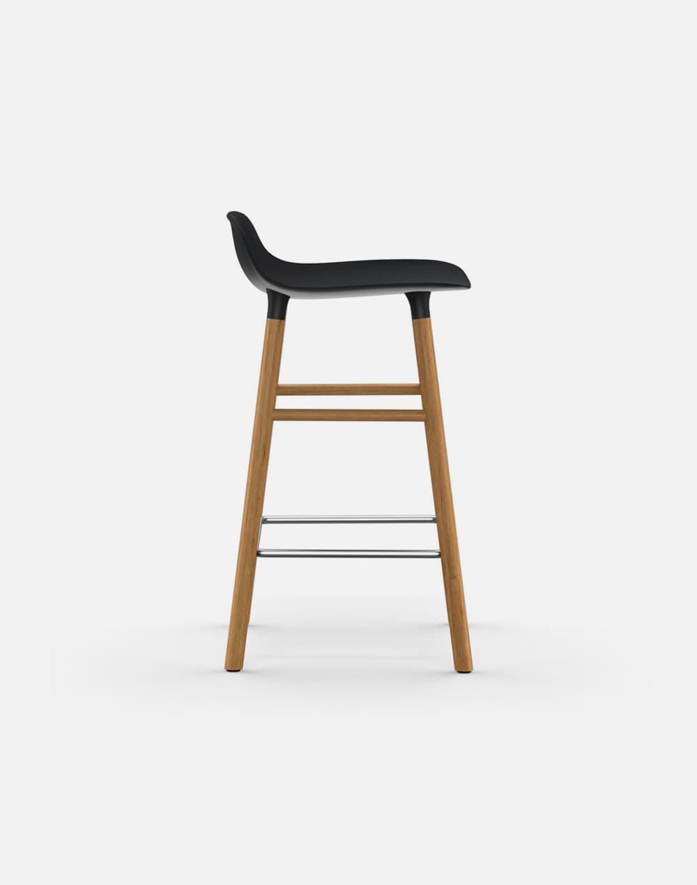 Form Bar Stool Oak Base