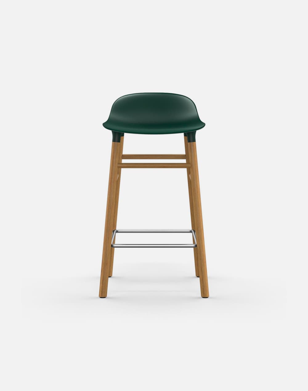 Form Bar Stool Oak Base