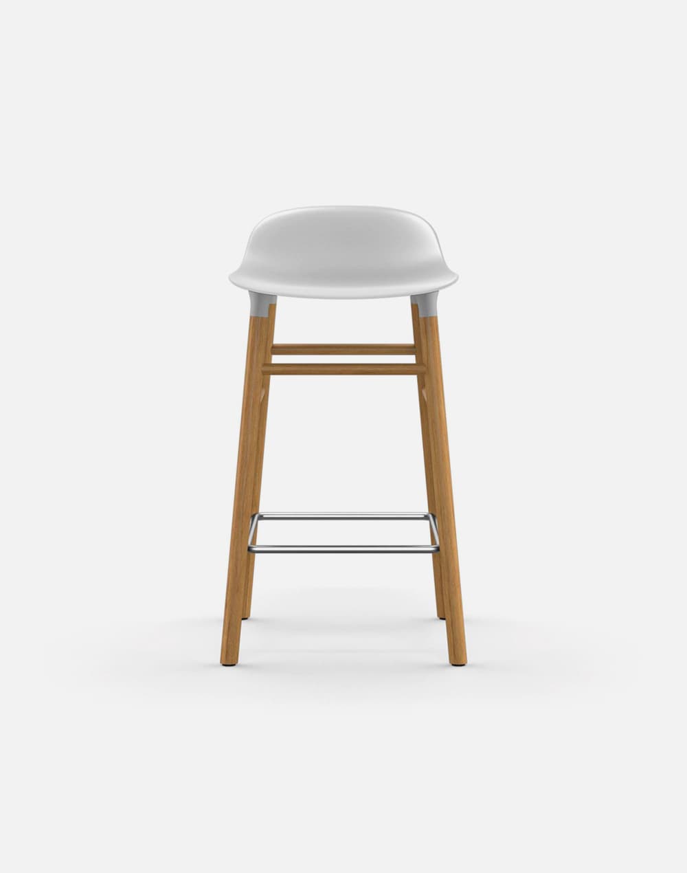 Form Bar Stool Oak Base