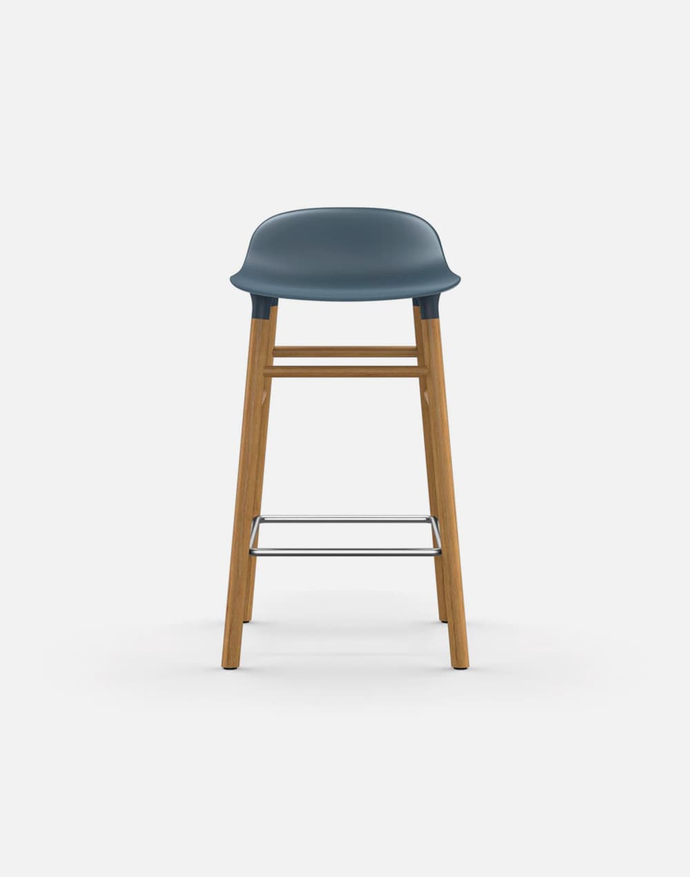 Form Bar Stool Oak Base