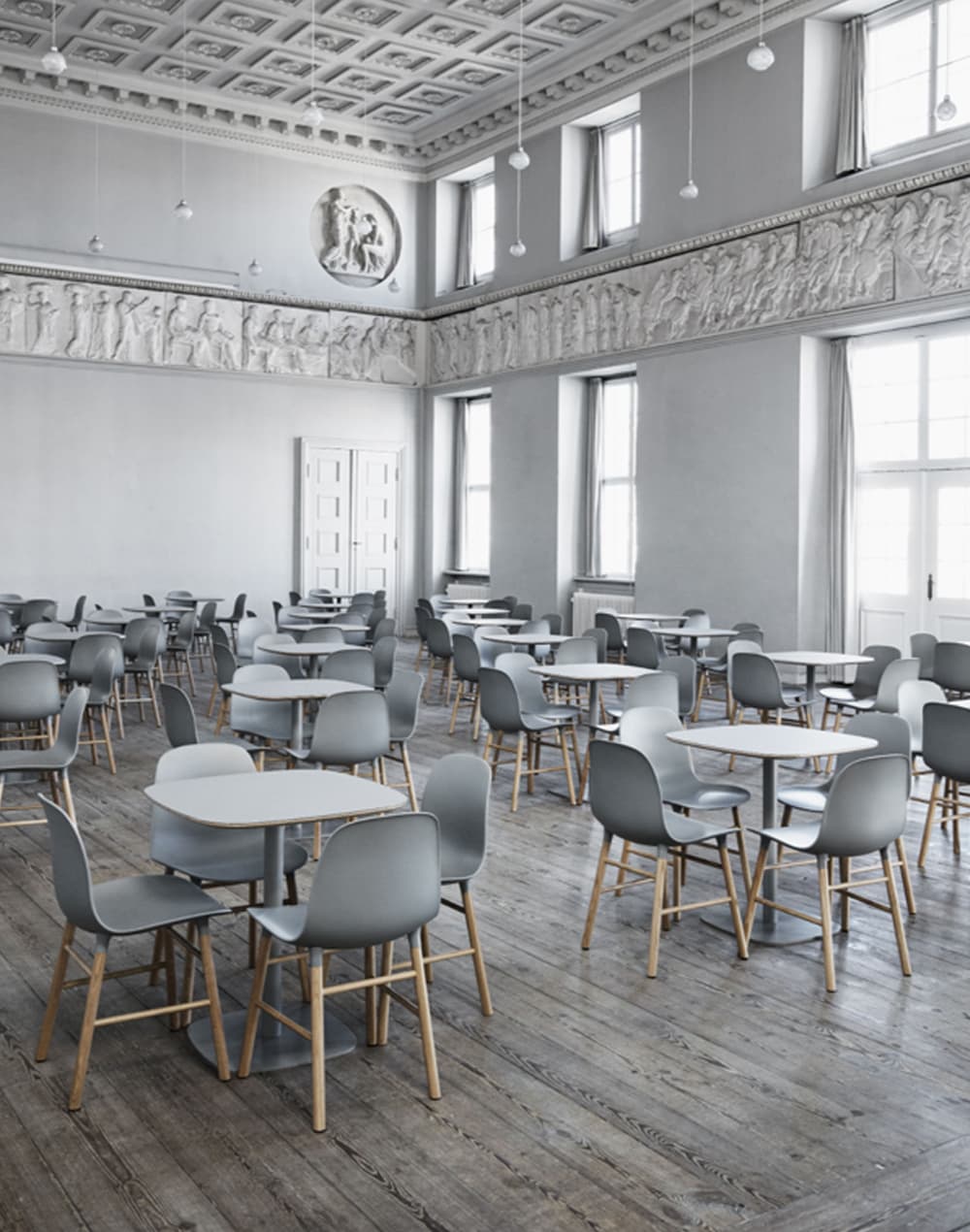 Form Chair Brass Base