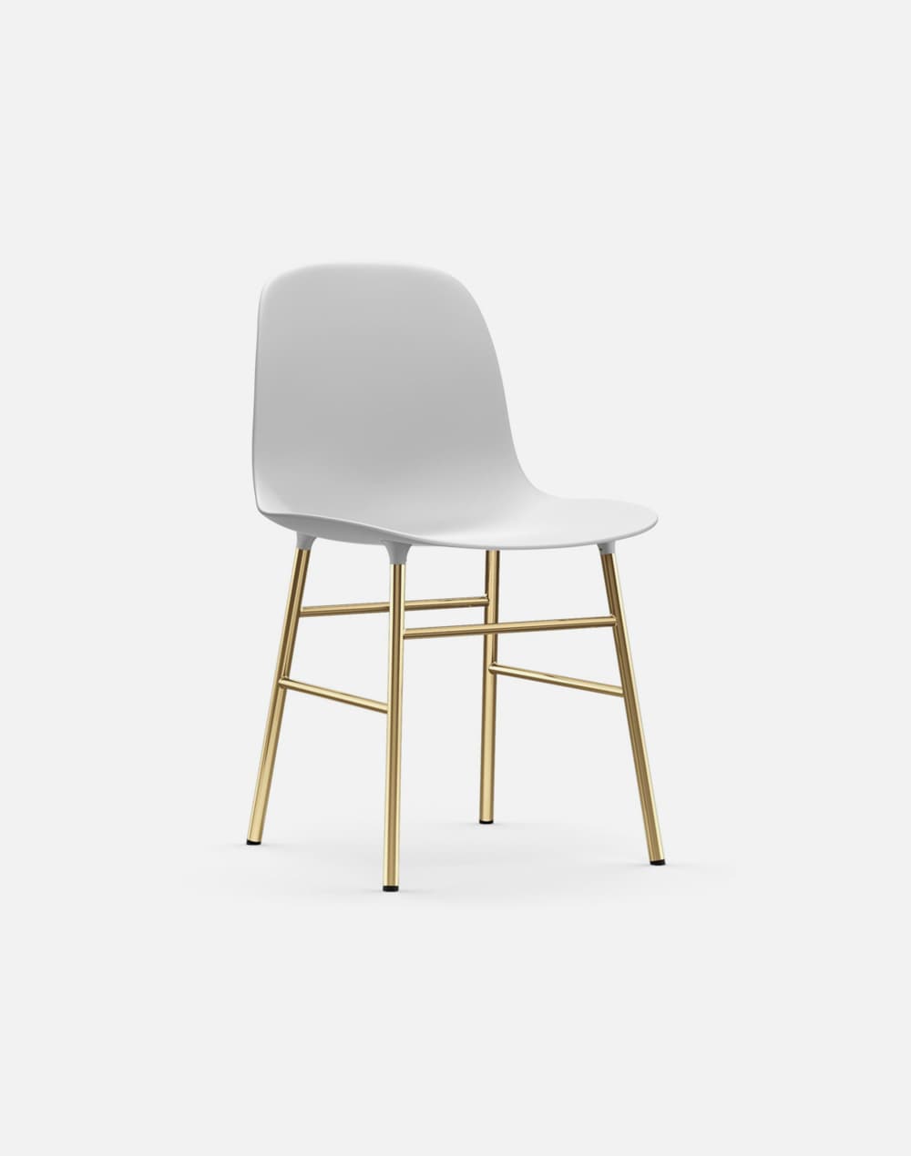 Form Chair Brass Base