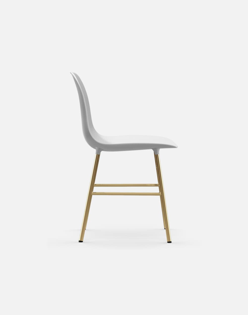 Form Chair Brass Base