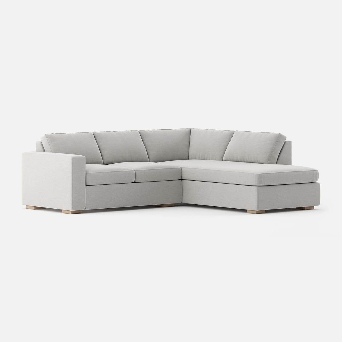 Sectional Sofa in Latex—Gray